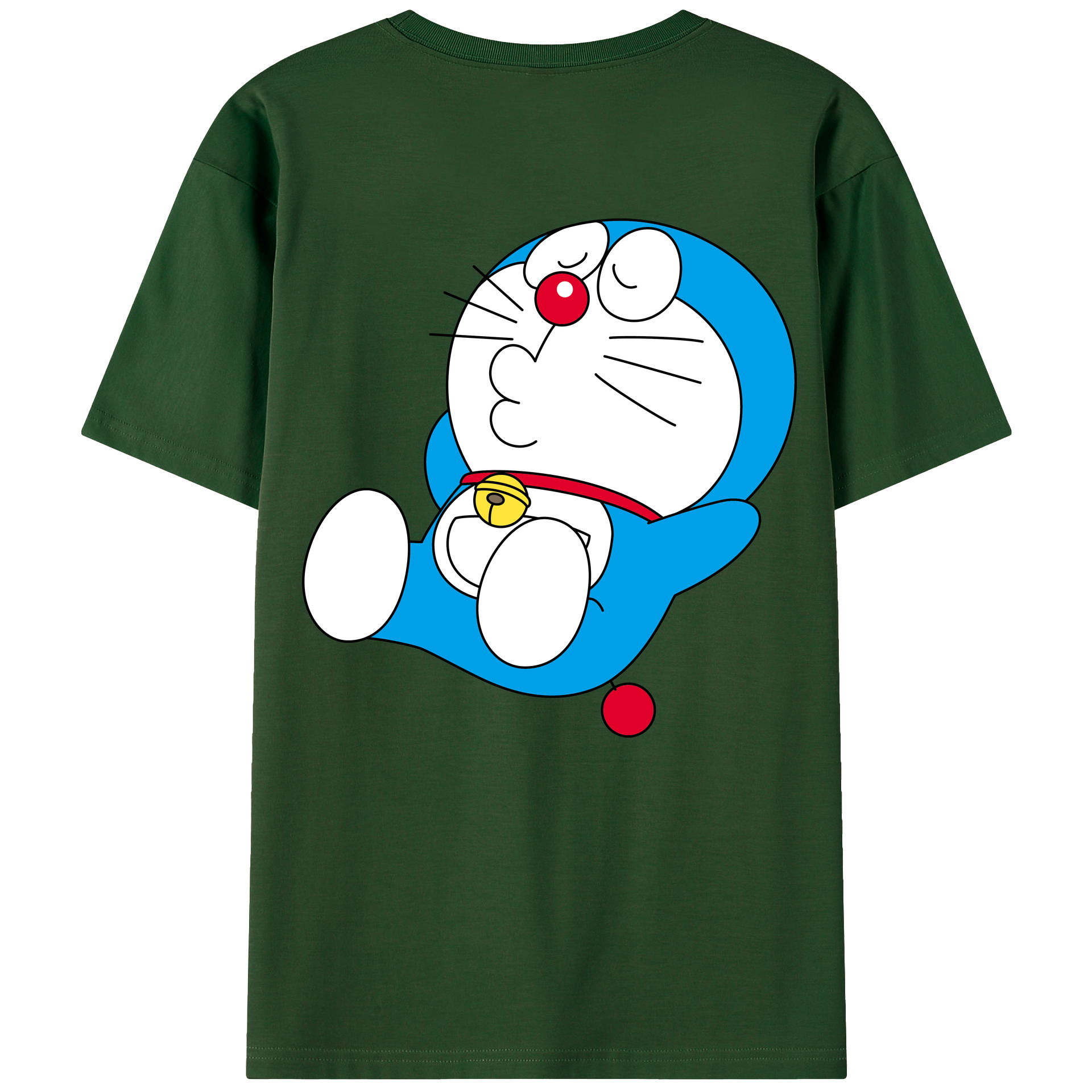（画像用） ドラえもん Doraemon 綿100％半袖Tシャツ（背面プリント）